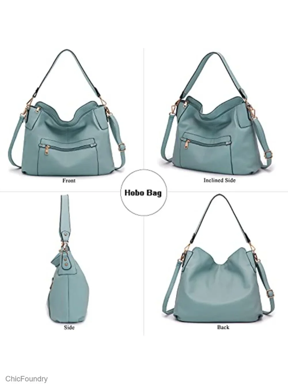 Large Crossbody Bags Ladies Shoulder Handbags Purse and Wallet Set Totes Hobo